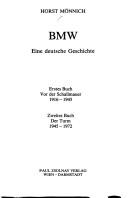 BMW, eine deutsche Geschichte by Horst Mönnich cover