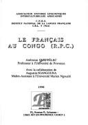 Le français au Congo (R.P.C.) by Ambroise Queffélec cover