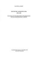 Deutsche Aussenpolitik 1890-1894 by Rainer Lahme cover
