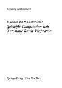 Scientific computation with automatic result verification