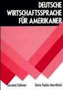 Deutsche Wirtschaftssprache für Amerikaner by Doris Fulda Merrifield cover