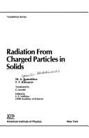 Radiation from charged particles in solids
