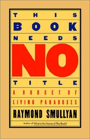 This book needs no title