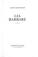 Lia barbare by Danièle Rousselier cover