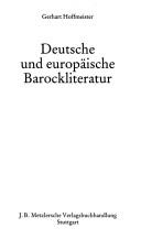 Deutsche und europäische Barockliteratur by Gerhart Hoffmeister cover