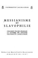 Messianisme et slavophilie by Maria Cieśla-Korytowska cover