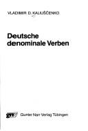 Deutsche denominale Verben by V. D. Kaliushchenko cover