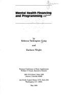 Mental health financing and programming