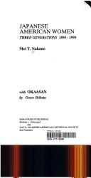 Japanese American women by Mei T. Nakano cover