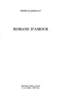 Romans d'amour by Michelle Coquillat cover