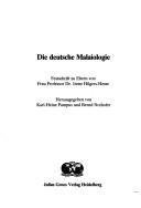 Die Deutsche Malaiologie by Irene Hilgers-Hesse, Karl-Heinz Pampus, Bernd Nothofer cover