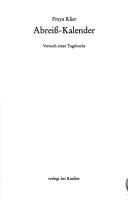 Abreiss-Kalender by Freya Klier cover