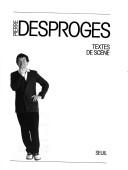 Textes de scène by Pierre Desproges cover