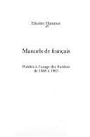 Manuels de français by Elisabet Hammar cover