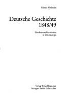 Deutsche Geschichte, 1848/49 by Günter Wollstein cover