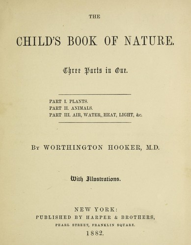 The child's book of nature
