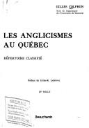 Les anglicismes au Québec by Gilles Colpron cover