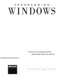 Programming Windows by Charles Petzold cover