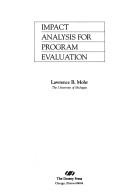 Impact analysis for program evaluation