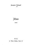 Jésus by Jacques Géraud cover