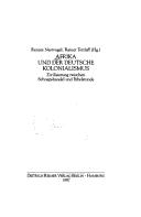 Afrika und der deutsche Kolonialismus by Renate Nestvogel, Rainer Tetzlaff cover