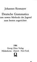 Deutsche Grammatica by Johannes Kromayer cover