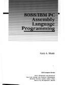 8088 IBM PC assembly language programming