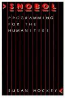 SNOBOL programming for the humanities