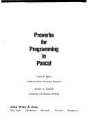 Proverbs for programming in Pascal