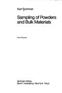 Sampling of powders and bulk materials