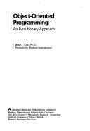 Object-oriented programming by Brad J. Cox cover