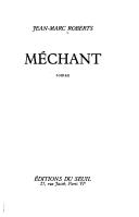 Méchant by Jean Marc Roberts cover