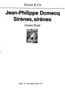 Sirenes, sirenes by Jean-Philippe Domecq cover