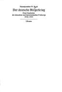 Der deutsche Bürgerkrieg by H. W. Koch cover