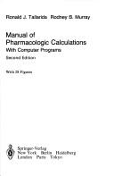 Manual of pharmacologic calculations with computer programs