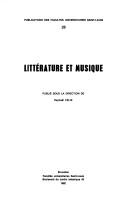 Littérature et musique by  cover