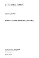 Frauenbilder bei Robbe-Grillet (1970-1976) by Carola Deutsch cover