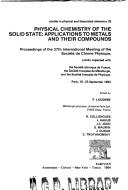 Physical chemistry of the solid state