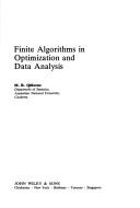 Finite algorithms in optimization and data analysis