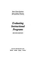 Evaluating instructional programs