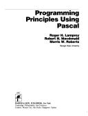 Programming principles using Pascal