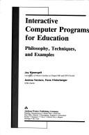 Interactive computer programs for education