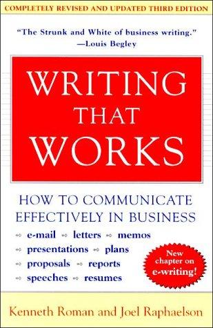 Writing that works