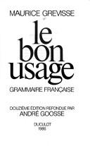 Le bon usage