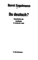 Du deutsch? by Bernt Engelmann cover