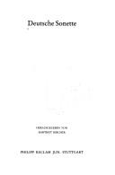 Deutsche Sonette by Hartmut Kircher cover