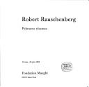 Robert Rauschenberg