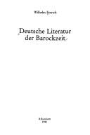Deutsche Literatur der Barockzeit by Wilhelm Emrich cover