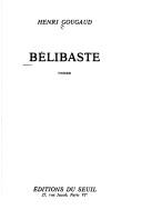 Bélibaste by Henri Gougaud cover