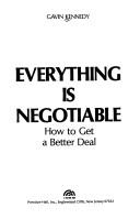 Everything Is Negotiable